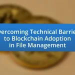 Overcoming Technical Barriers to Blockchain Adoption in File Management