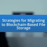 Strategies for Migrating to Blockchain-Based File Storage