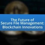 The Future of Secure File Management: Blockchain Innovations