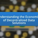 Understanding the Economics of Decentralized Data Solutions