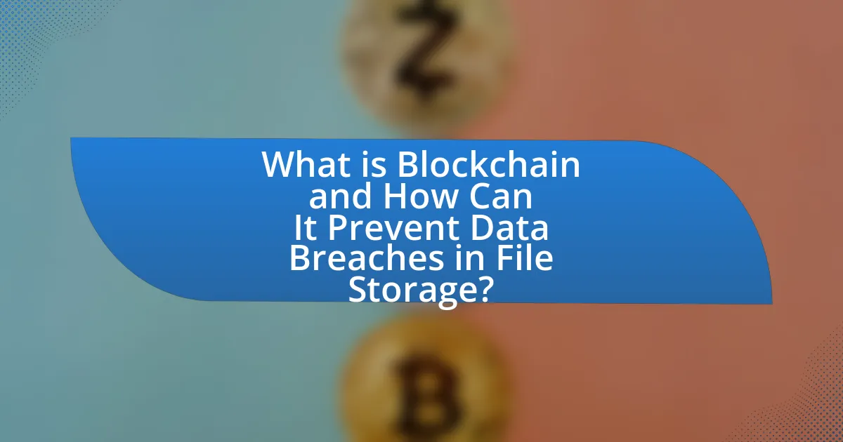 What is Blockchain and How Can It Prevent Data Breaches in File Storage?